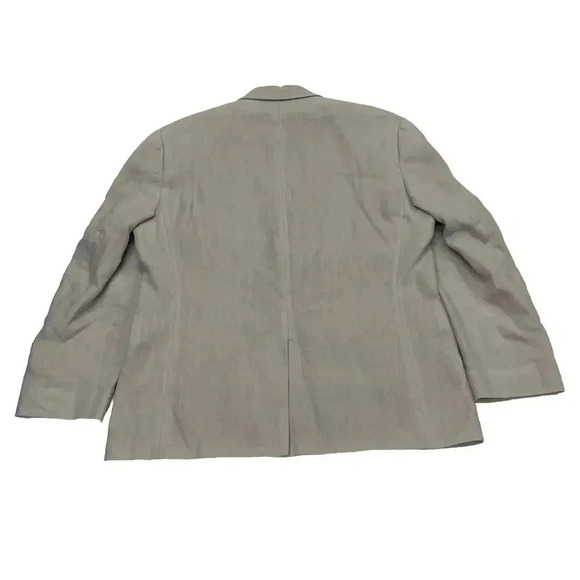 Lauren Ralph Lauren Sport Coat Mens 40S Jacket Tan Linen Two Button Blazer - Picture 5 of 11